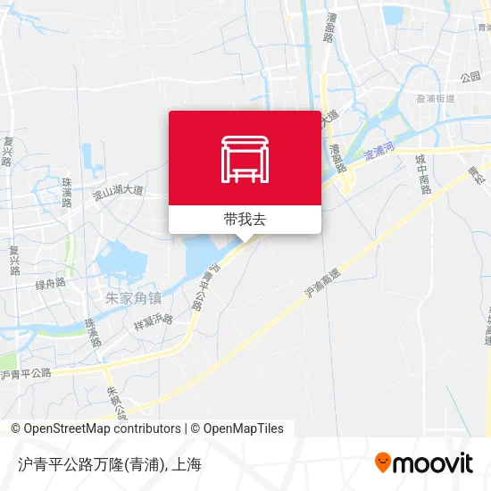 沪青平公路万隆(青浦)地图