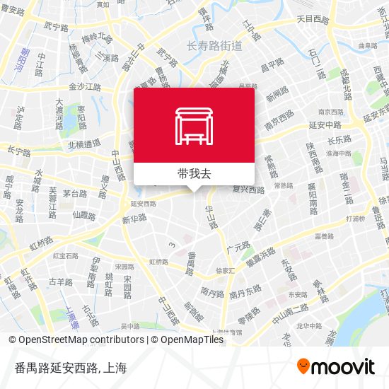 番禺路延安西路地图