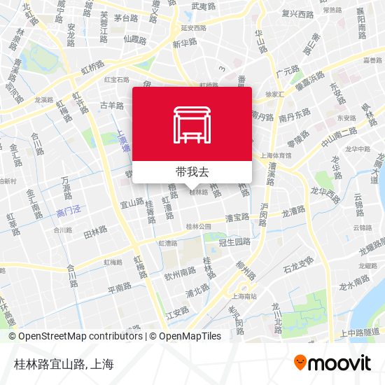 桂林路宜山路地图