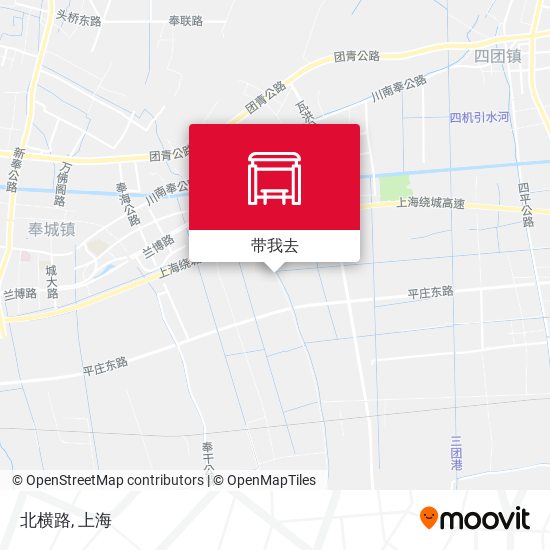 北横路地图
