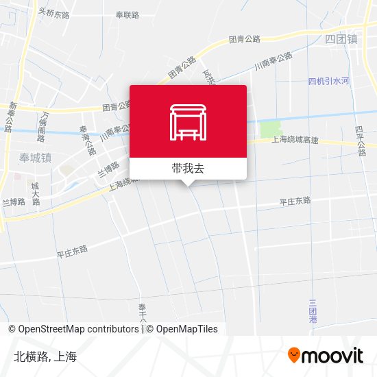 北横路地图