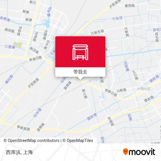 西厍浜地图