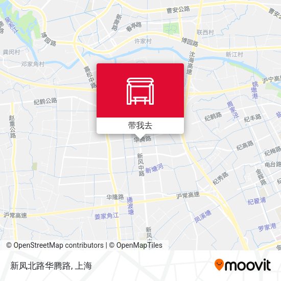 新凤北路华腾路地图