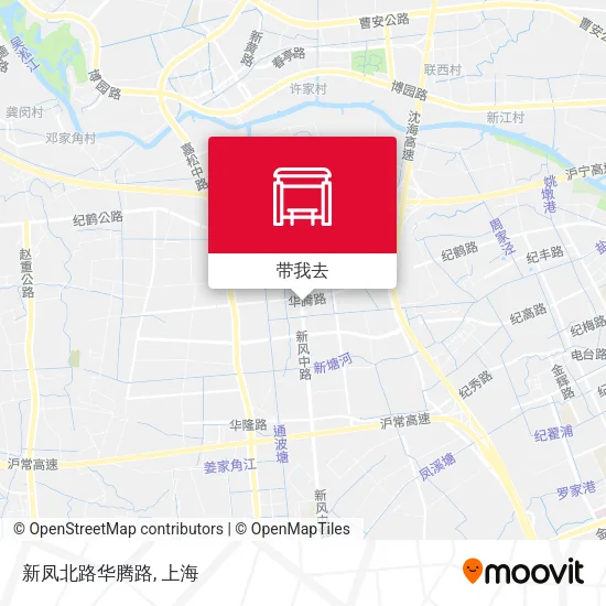 新凤北路华腾路地图