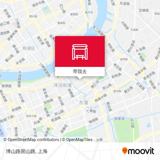 博山路崮山路地图