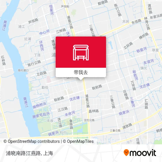 浦晓南路江燕路地图