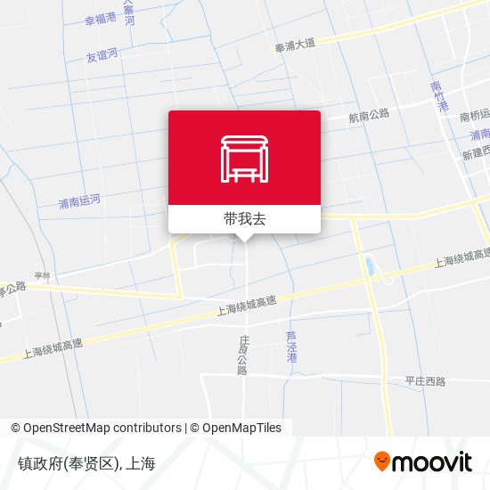 镇政府(奉贤区)地图