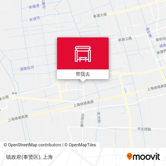 镇政府(奉贤区)地图