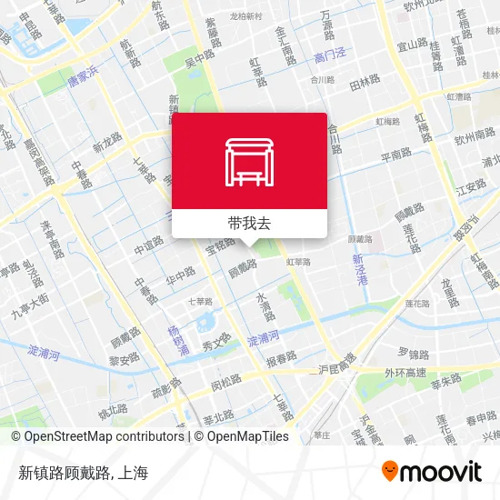 新镇路顾戴路地图