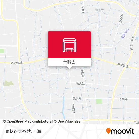 青赵路大盈站地图