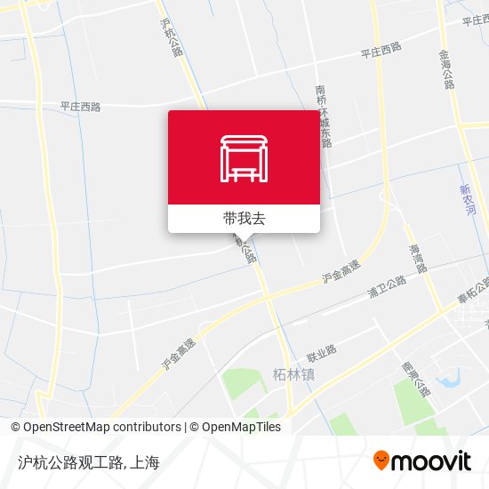 沪杭公路观工路地图
