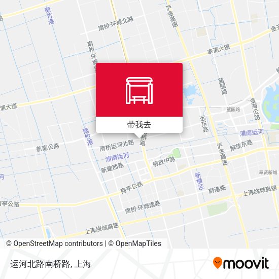 运河北路南桥路地图