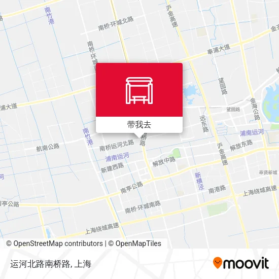 运河北路南桥路地图