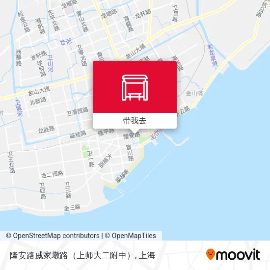 隆安路戚家墩路（上师大二附中）地图