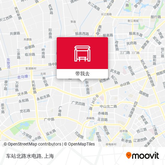 车站北路水电路地图