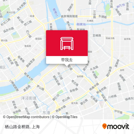 栖山路金桥路地图