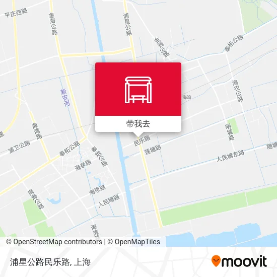 浦星公路民乐路地图