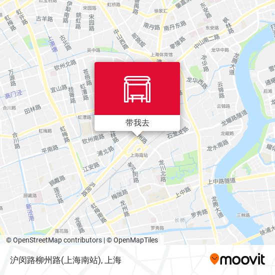 沪闵路柳州路(上海南站)地图