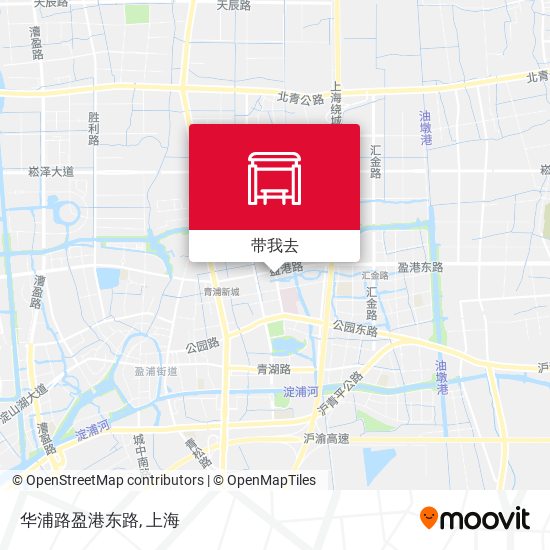 华浦路盈港东路地图