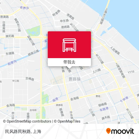 民风路民秋路地图