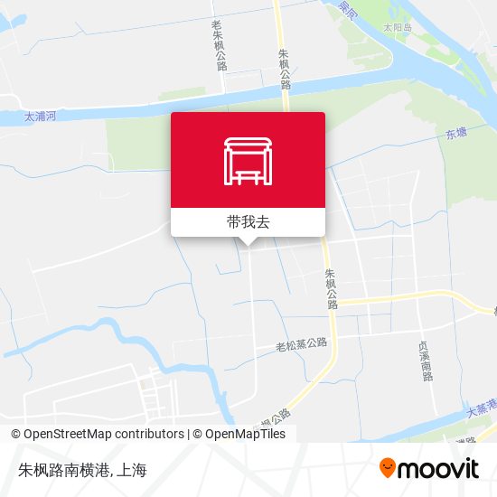 朱枫路南横港地图