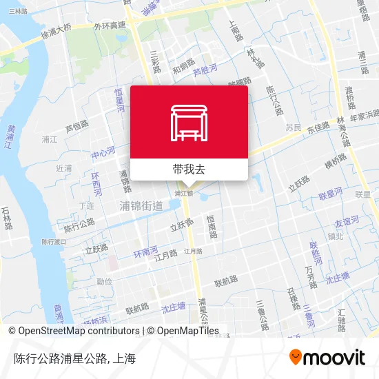 陈行公路浦星公路地图