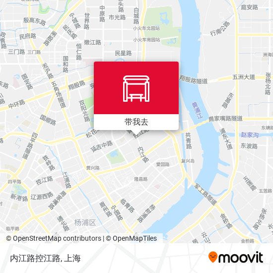 内江路控江路地图