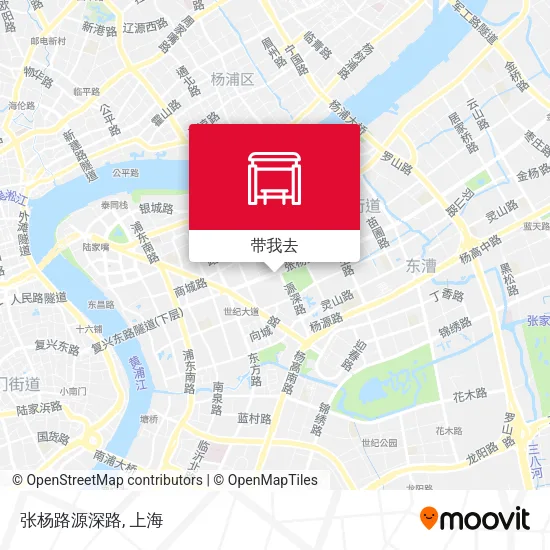张杨路源深路地图