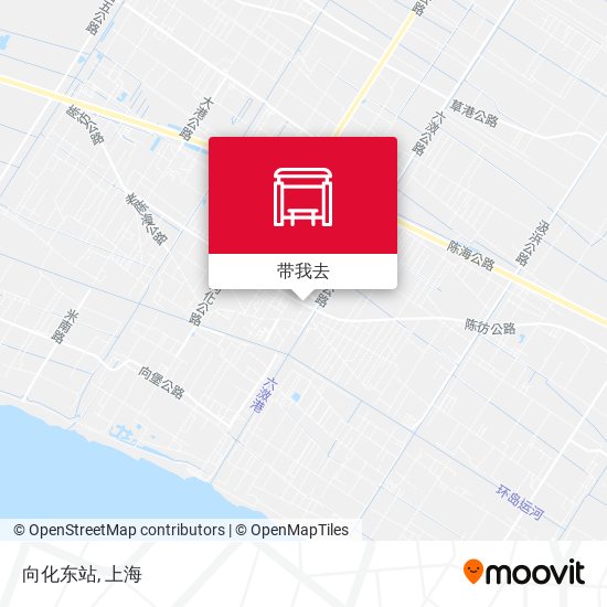 向化东站地图
