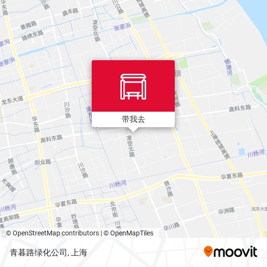 青暮路绿化公司地图