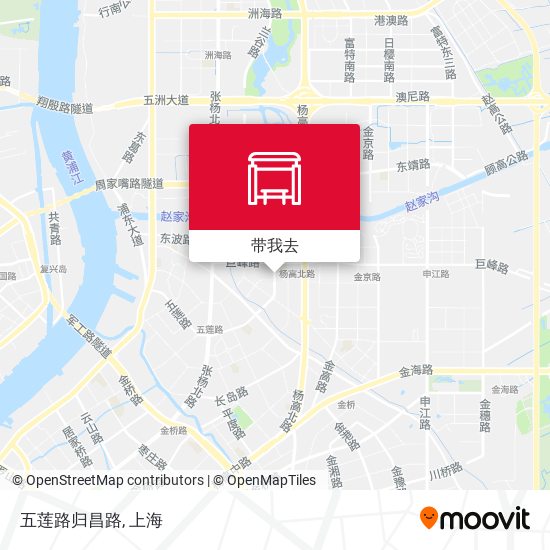 五莲路归昌路地图