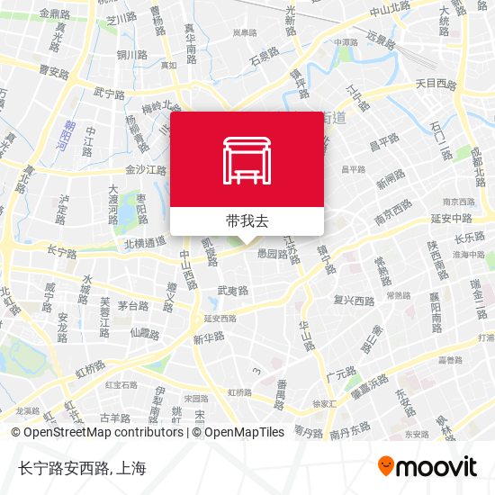 长宁路安西路地图