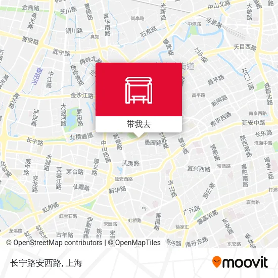 长宁路安西路地图