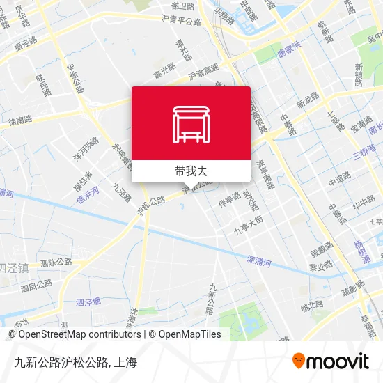九新公路沪松公路地图