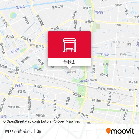 白丽路武威路地图