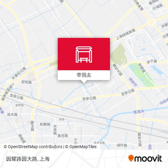 园耀路园大路地图