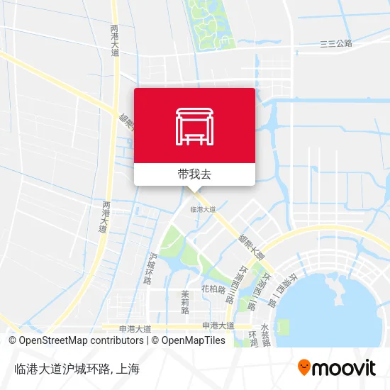 临港大道沪城环路地图