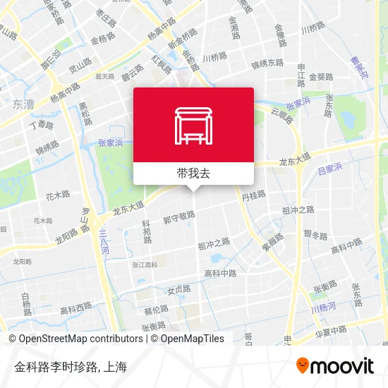 金科路李时珍路地图