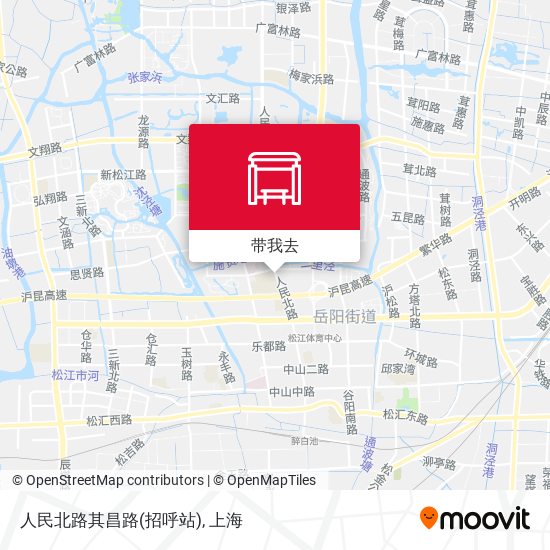 人民北路其昌路(招呼站)地图