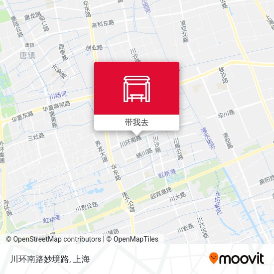 川环南路妙境路地图