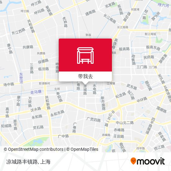 凉城路丰镇路地图