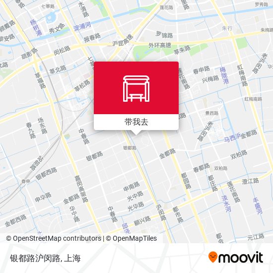 银都路沪闵路地图