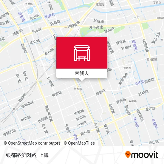 银都路沪闵路地图