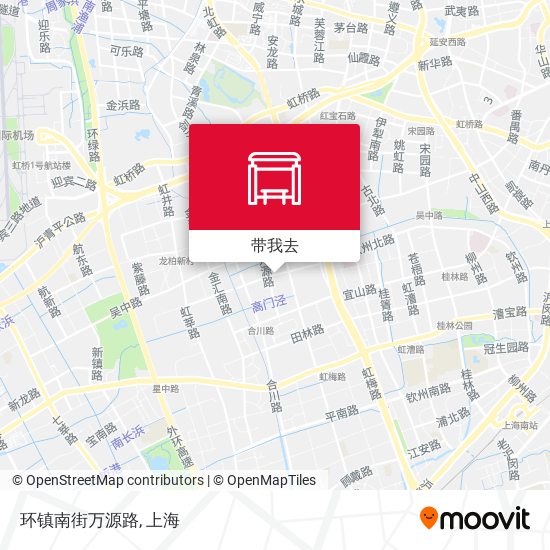 环镇南街万源路地图