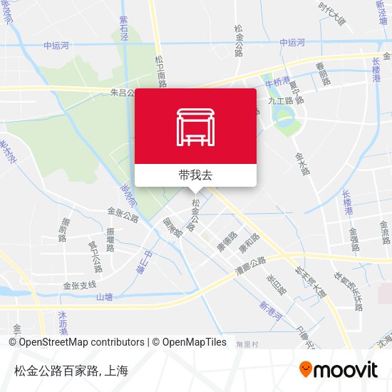 松金公路百家路地图