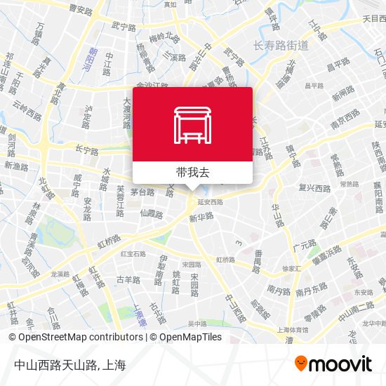中山西路天山路地图