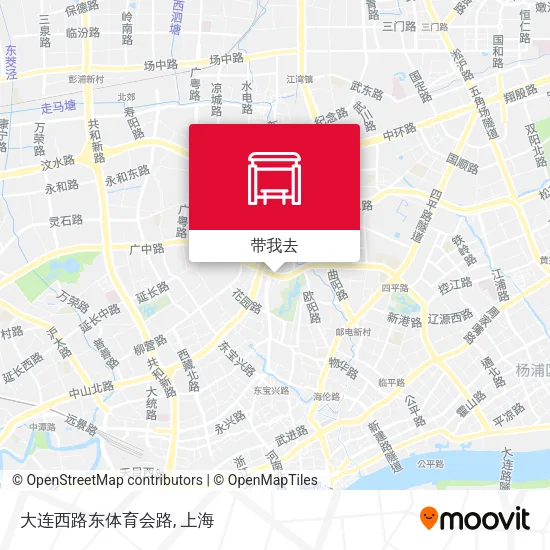 大连西路东体育会路地图
