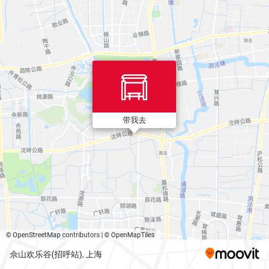 佘山欢乐谷(招呼站)地图