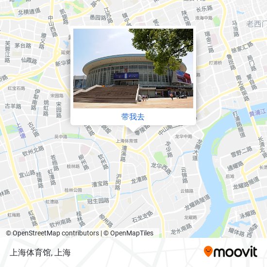 上海体育馆地图