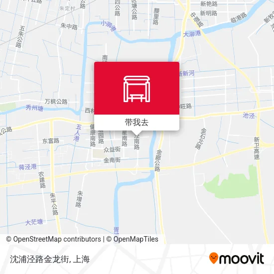 沈浦泾路金龙街地图